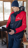 Утеплённая прогулочная лыжная куртка Nordski Premium Sport Red/Dark Navy мужская
