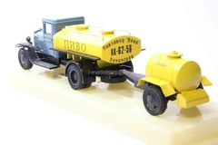 ZIS-5 Tanker truck with beer trailer keg LOMO-AVM 1:43