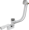 Сифон для гидромассажных ванн с напуском через перелив, металл, арт. A566-273133-57 AlcaPlast
