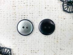 Пуговицы, d 1,8 см, чёрный с белым
