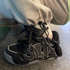 Черные 3D кроссовки