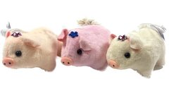 Мягкая Свинка на липучке 8см, в ассорти в уп 24шт. цена за шт.