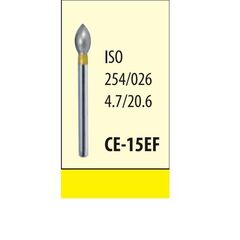 Боры алмазные CE-15EF(желтые) MANI упак (5шт)