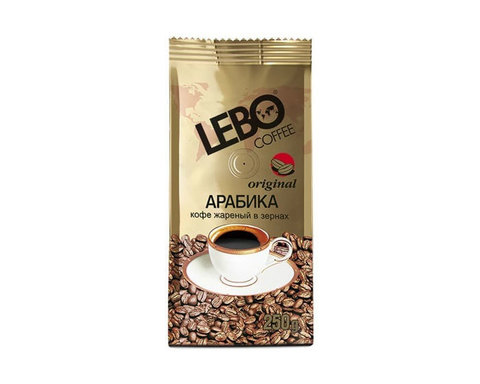 купить Кофе в зернах LEBO Original, 250 г