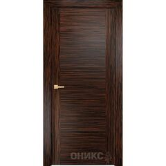 Купить Межкомнатная дверь шпон Авангард 4 эбен глухая