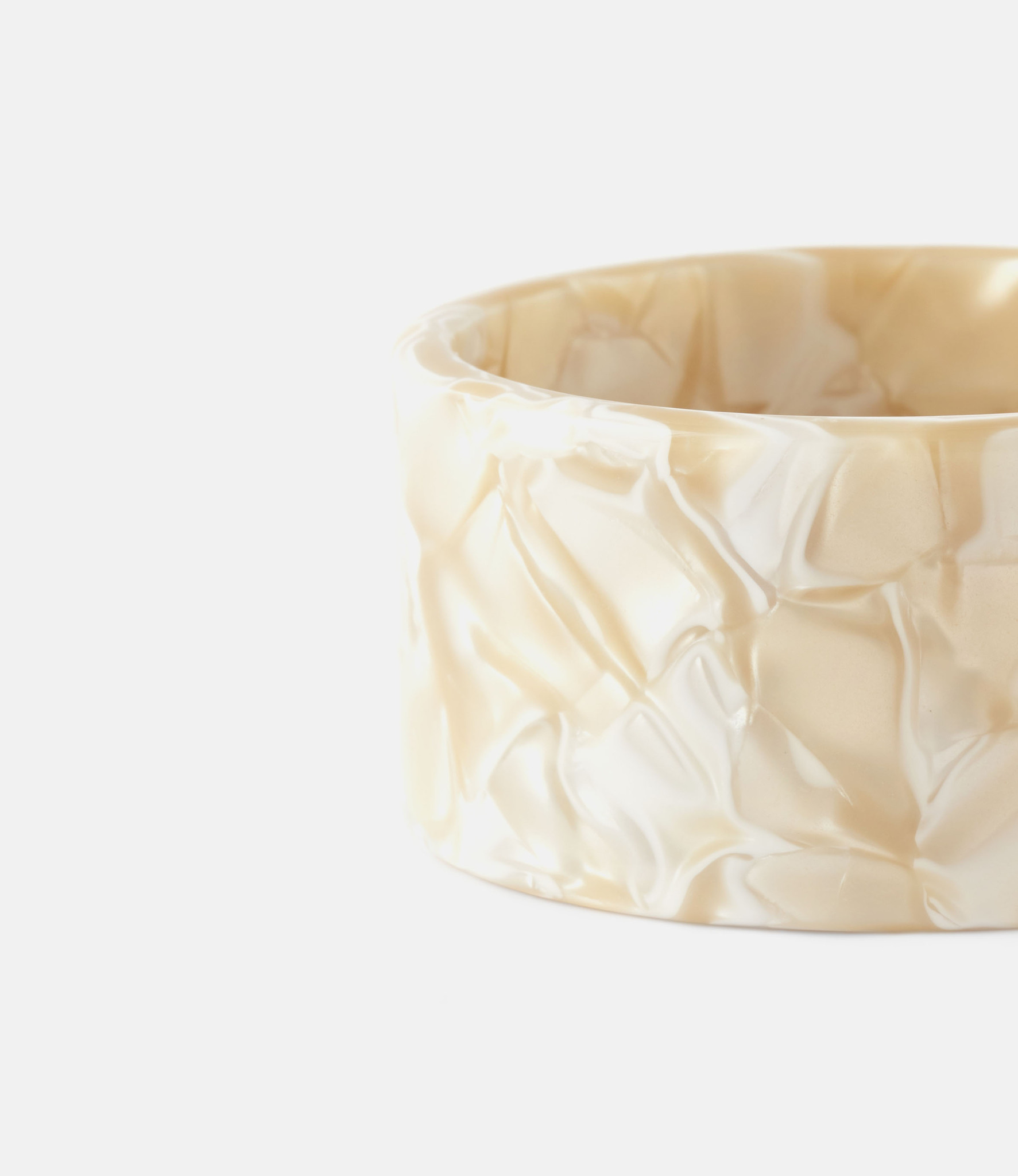 Machete Jumbo Cuff Ivory — браслет из ацетата