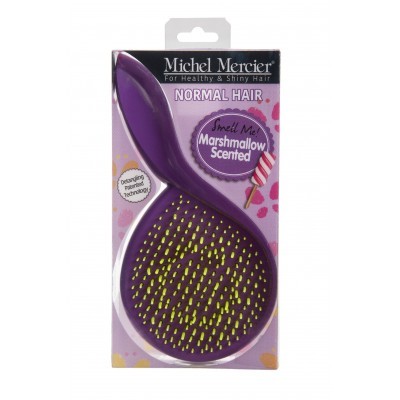 Michel Mercier: Щетка детская для нормальных волос с ароматом зефирки (The Girlie Detangling Brush for Normal Hair Marshmellow)