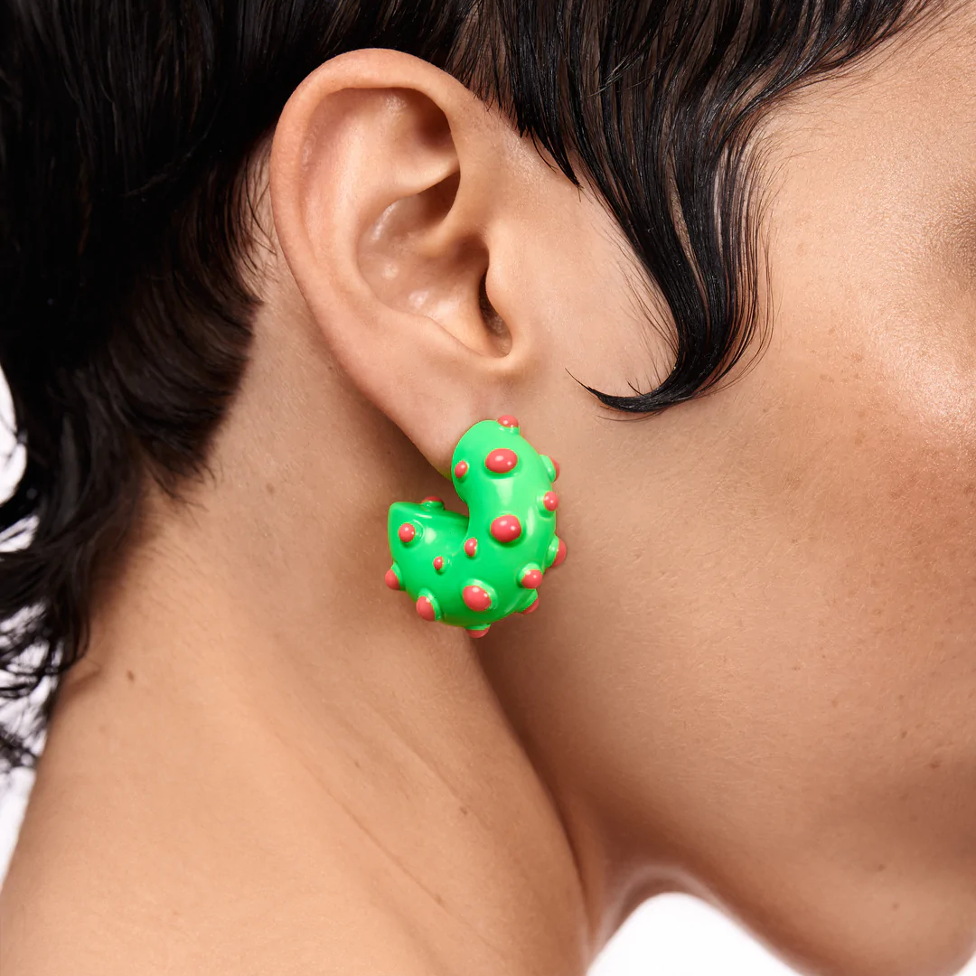 Серьги Green Neon Rave Earrings