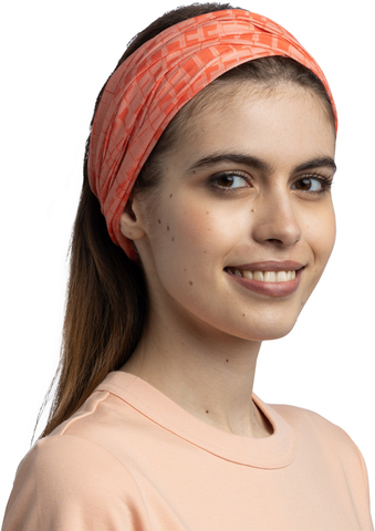 Картинка бандана-труба Buff CoolNet Aselt Grapefruit - 3