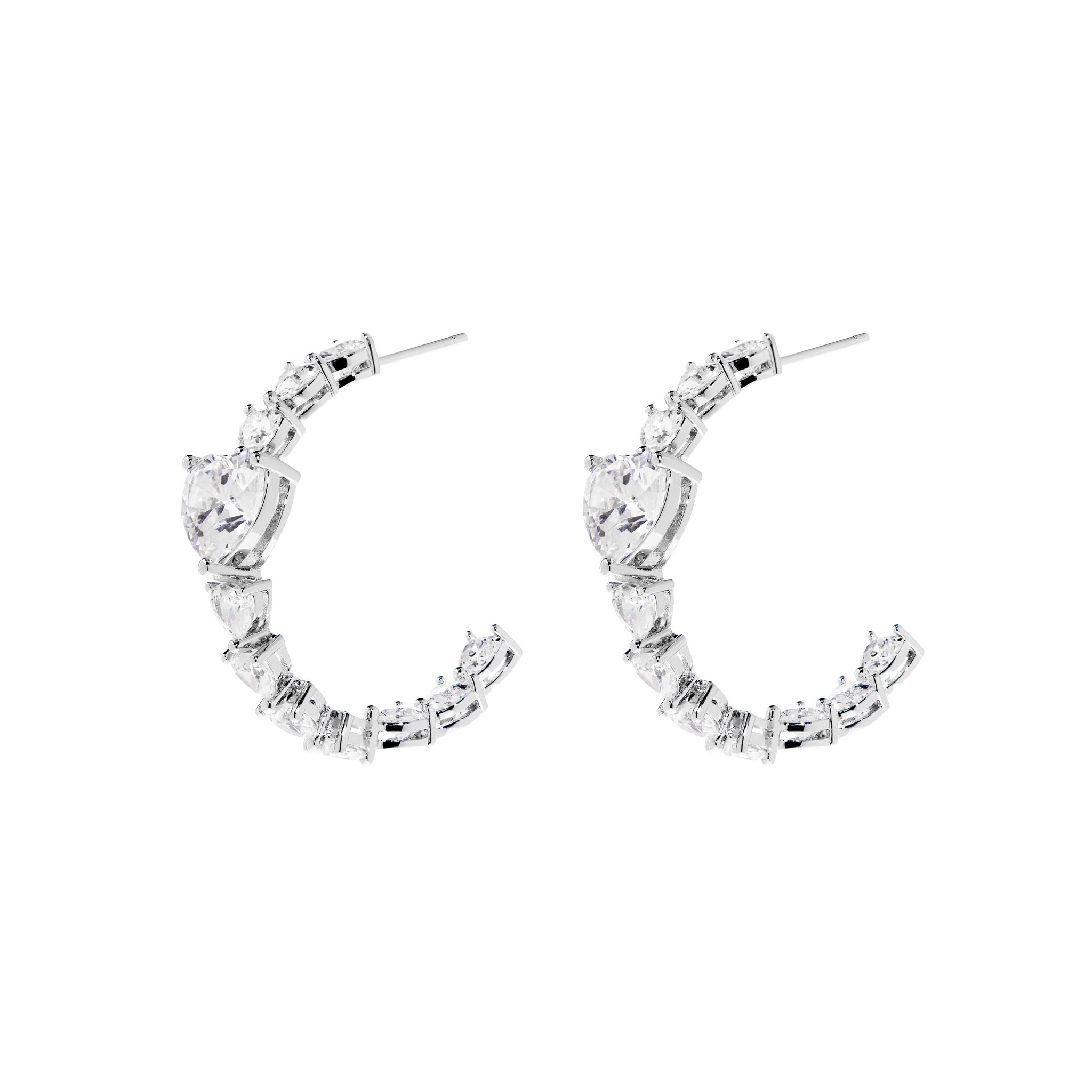 

Серьги Crystal Clear Heart Earrings