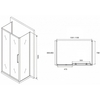 Abber Schwarzer Diamant AG30110MH-S85M-S85M Душевой уголок, 110x85x195