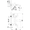 Lemark LM1302C "plus BALANCE" Смеситель для ванны с коротким изливом, хром