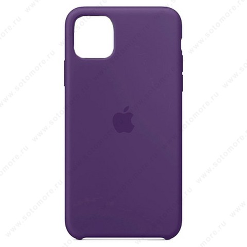 Накладка Silicone Case для Apple iPhone 11 фиолетовый