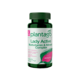 Витаминно-минеральный комплекс для женщин, Lady Active Multivitamin & Mineral, Plantago, 30 таблеток 1