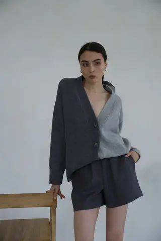 Шорты домашние из умягчённого льна 100%