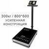 Весы торговые напольные Mertech M-ER 333ACLP-300.50/100 TRADER, 300кг, 50гр/100гр, 800*600, с поверкой, увеличенная платформа, складная стойка