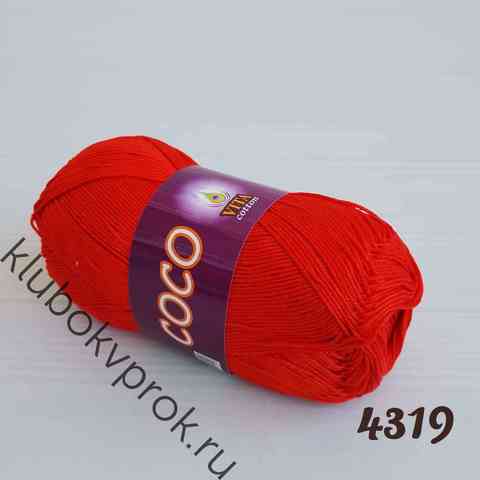 COCO VITA COTTON 4319, Алый