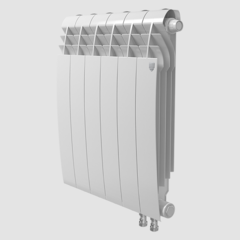 Биметаллический радиатор с правым нижним подключением Royal Thermo Biliner 350 V Bianco Traffico (белый)- 6 секций