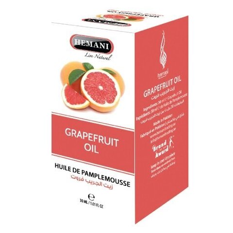 GRAPEFRUIT OIL, Hemani (Масло ГРЕЙПФРУТА, Хемани), 30 мл.