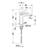 Duravit TU1020002046  Tulum by Starck Смеситель для раковины однорычажный, цвет черный матовый