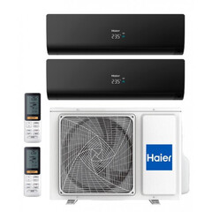 Мульти сплит-система Haier на 2 комнаты (20+20 кв.м.) FLEXIS Black