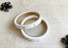 Размерники полиэстер 36, 10х25мм в рулоне 300 шт (+/-30шт).