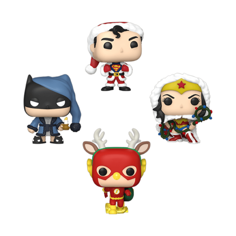 Набор подарочный Funko Pocket! DC Happy Holidays (4 Pack)