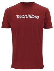 Теннисная футболка Tecnifibre Club Cotton Tee - cardinal