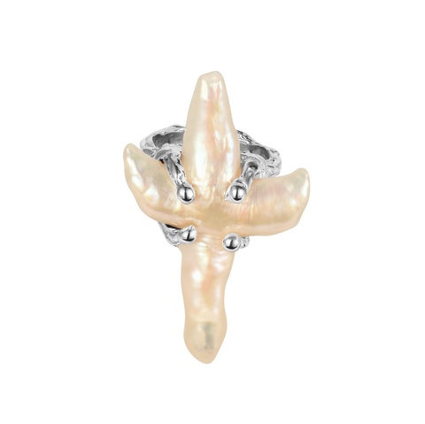 GINGER Кольцо Pearl cross
