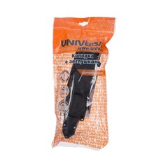 89-7-088 Колодка для удлинителя каучук, 3 розетки, однофазная 16А, с/з c заглушкой, черная, 1323 (Universal)