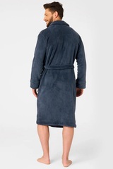 Халат мужской KEY MGL 255 | Темно-синий