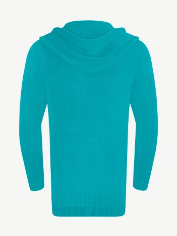 Кардиган с капюшоном из экохлопка