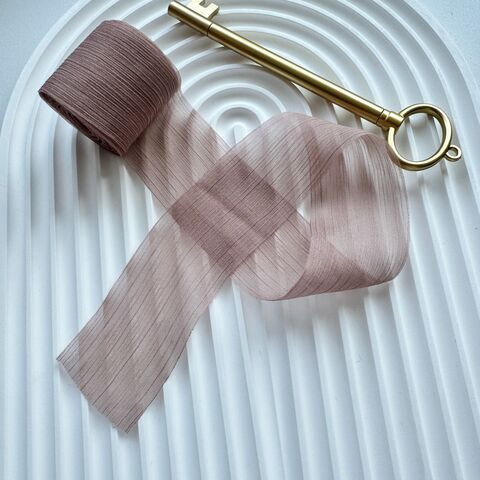 Лента шифон (4,0см*5м), Мокко