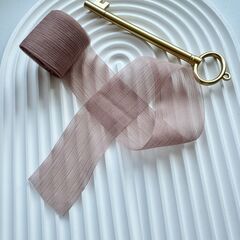 Лента шифон (4,0см*5м), Мокко