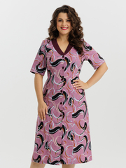 4534 Халат на пуговицах