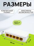 Коммутатор 8 портов TXE020 TXE113 сетевой RG45 100Mb неуправляемый TXE020 / TXE113 / делитель, хаб, свитч