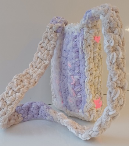 Сумка вязаная кроссбоди