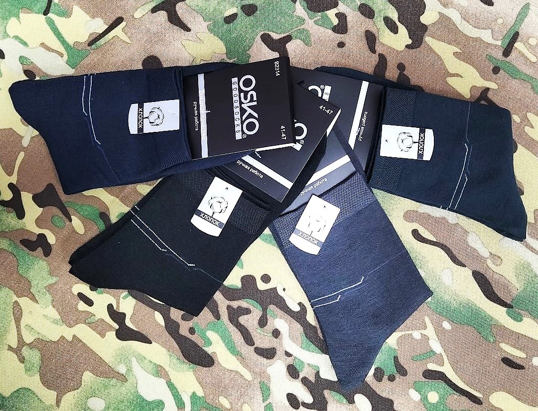 Носки мужские с лайкрой укороченные OSKO
