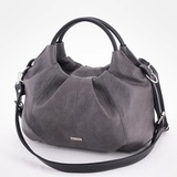 Сумка Саломея 357 македония серый + черный