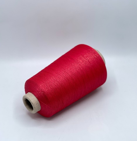 Torcitura di Domaso, LARIO, 4750м, 80%Вискоза, 20%Полиэстер(люрекс), Красный(38), арт-37408