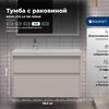 Aquanet 365906 Тумба с раковиной Nova Lite 2.0 100 L 2 ящ. цв. бежевый (365906)