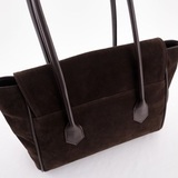 Сумка Саломея 2027 эко-замша кофе