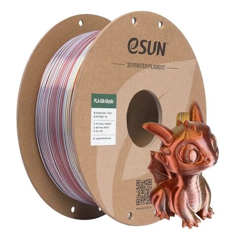 Пластик для 3D-печати eSUN ePLA-Silk Mystic, 1,75 мм, 1 кг, золотой/серебристый/медный, PLA-SKMC175S-JSCO1Y1
