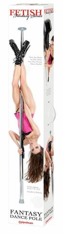 Серебристый пилон Fantasy Dance Pole - Pipedream Fetish Fantasy Series PD3879-00