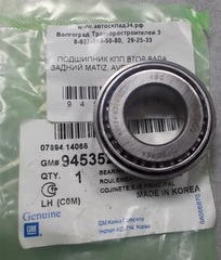 ПОДШИПНИК КПП ВТОР ВАЛА ЗАДНИЙ MATIZ, AVEO 1,2 GM, NSK