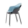 Кресло пластиковое Scab Design Lady B, тортора, терракотовый
