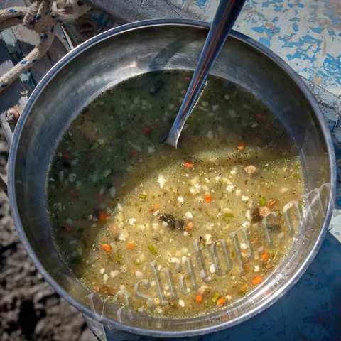 Суп рисовый с мясом 'Леовит' готовое блюдо купить в магазине Каша из топора