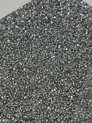 Кристальная ткань, серебро, crystal - 4*4 см.