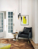 Люстра Ike Suspension Black-Silver 1 D5.5