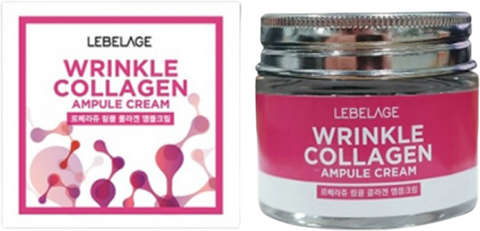 Lebelage Ampule Cream Wrinkle Collagen Крем для лица антивозрастной ампульный